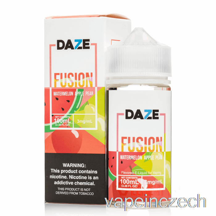 Meloun Jablko Hruška - 7 Daze Fusion - 100 Ml 3mg Vape Per